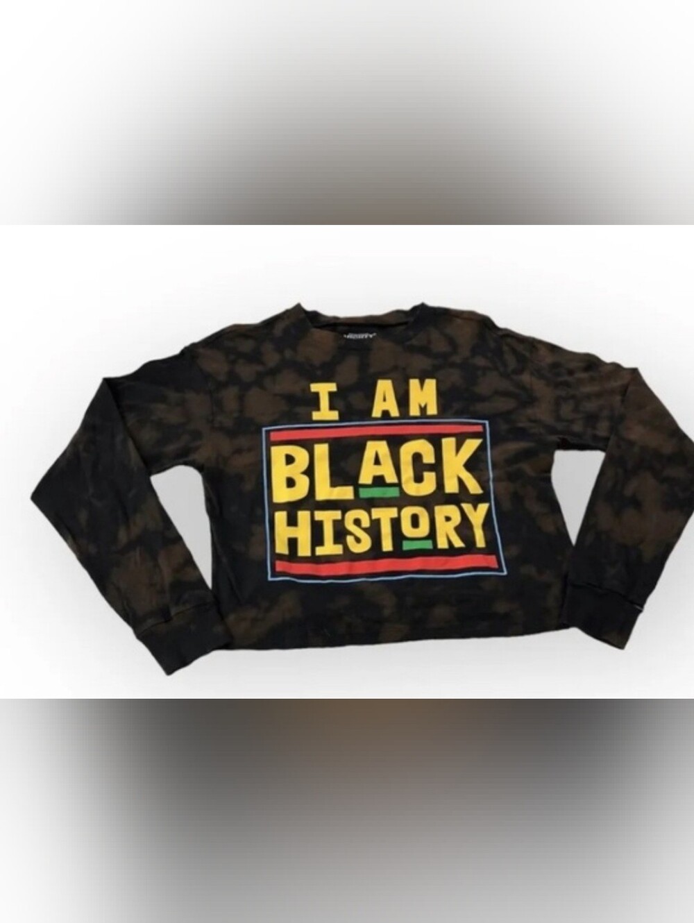 I Am Black History Long Sleeve Tee - Black